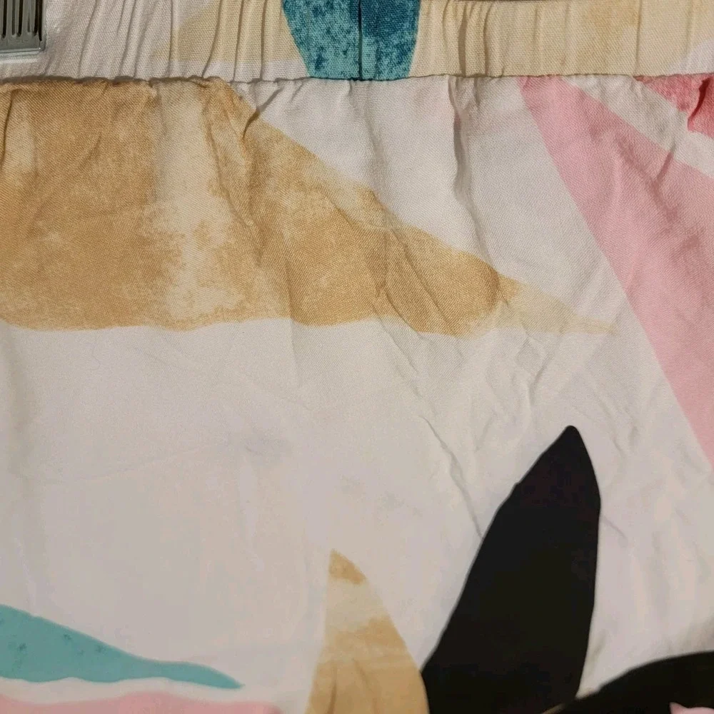 Lulus‎ Maxi Skirt Size Medium Colorful Stretch Long Skirt Resort Wear Vacation